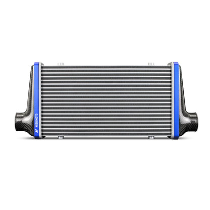 Mishimoto Universal Carbon Fiber Intercooler - Matte Tanks - 525mm Gold Core - S-Flow - DG V-Band