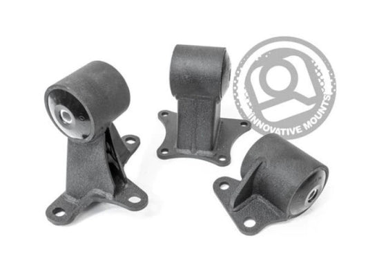 Innovative 94-97 Accord F-Series Black Steel Mounts 75A Bushings (EX Chassis)