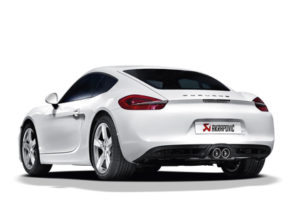 Akrapovic 12-15 Porsche Boxster (981) Slip-On Line (Titanium) w/ Titanium Tips