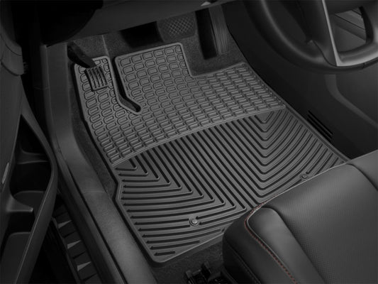 WeatherTech 2017+ Ford F-250/F-350/F-450/F-550 Front Rubber Mats - Black