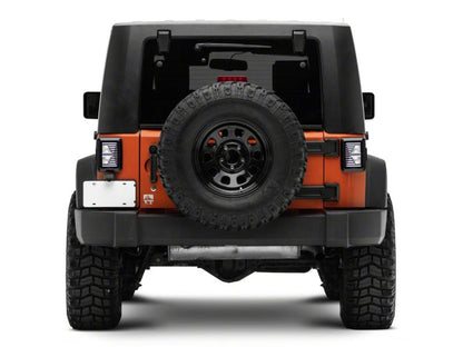 Raxiom 07-18 Jeep Wrangler JK Axial Series Vision LED Tail Lights- Blk Housing (Clear Lens)