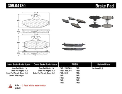 StopTech Performance Brake Pads