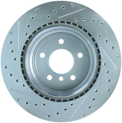 StopTech Select Sport 07-13 BMW 335i Slotted & Drilled Vented Left Rear Brake Rotor