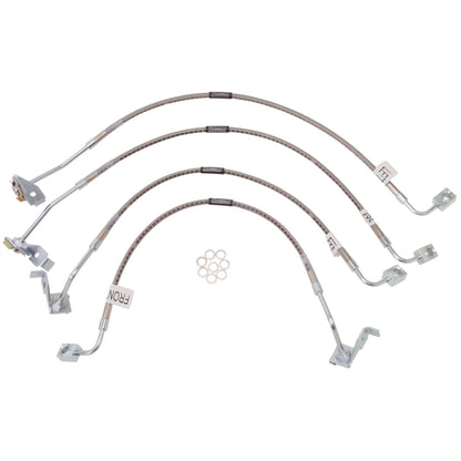 Russell Performance 07-08 Jeep Wrangler JK with 6in Lift Brake Line Kit