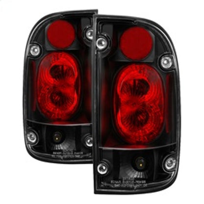 Spyder Toyota Tacoma 95-00 Euro Style Tail Lights Black ALT-YD-TT95-BK