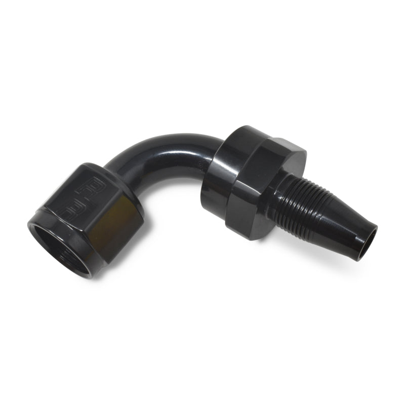 Russell Performance -6 AN 90 Degree Hose End Without Socket - Black