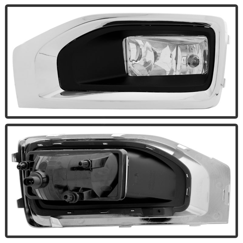 Spyder GMC Yukon/Yukon XL 2015-2017 OEM Fog Lights W/Cover and Switch Clear FL-GYD15-C