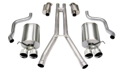 Corsa 2004-2008 Cadillac XLR 4.6L Polished Sport Cat-Back Exhaust