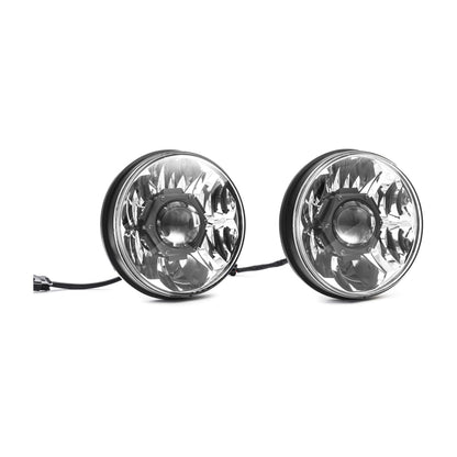 KC HiLiTES 07-18 Jeep JK (Not for Rubicon/Sahara) 7in. Gravity LED Pro DOT Headlight (Pair Pack Sys)