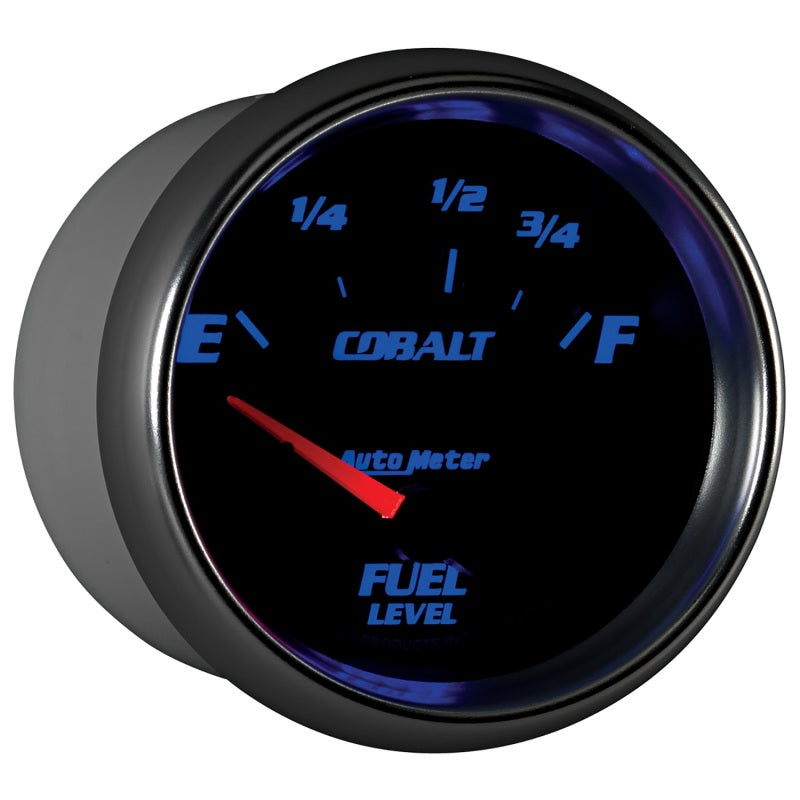 AutoMeter Gauge Fuel Level 2-5/8in. 73 Ohm(e) to 10 Ohm(f) Elec Cobalt