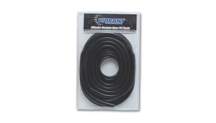 Vibrant - Silicon vac Hose Pit Kit Blk 5ft- 1/8in 10ft- 5/32in 4ft- 3/16in 4ft- 1/4in 2ft-3/8in
