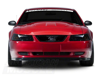 Raxiom 99-04 Ford Mustang Axial Series Projector Headlights- Blk Housing (Smoked Lens)