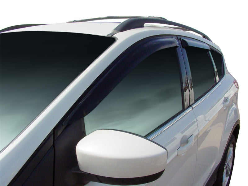 Westin 2013-2018 Ford Escape Wade Slim Wind Deflector 4pc - Smoke