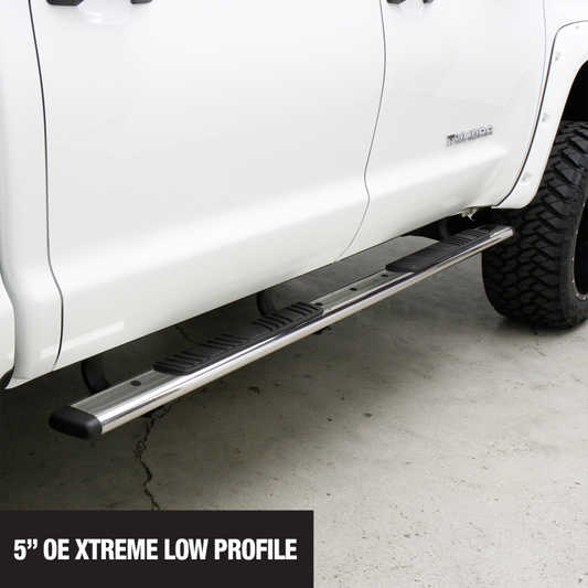 Go Rhino 17-20 Ford F-250/F-350 SD 5in OE Xtreme Low Profile Complete Kit w/Sidesteps + Brkts