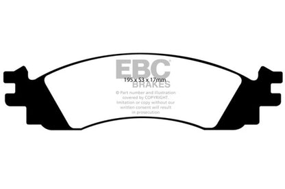 EBC 06-10 Ford Explorer 4.0 2WD Greenstuff Front Brake Pads