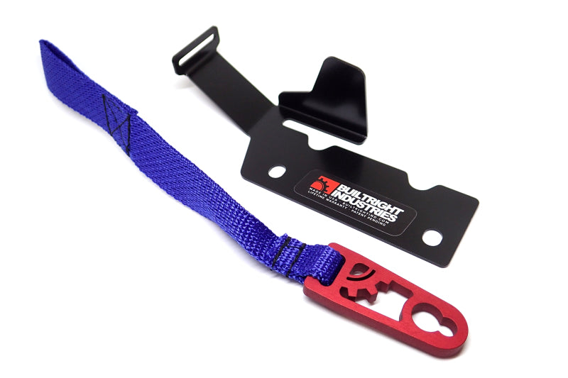 BuiltRight Industries 09-20 Ford F-150/Raptor (09-14 SuperCrew Only) Rear Seat Release - Blue Strap