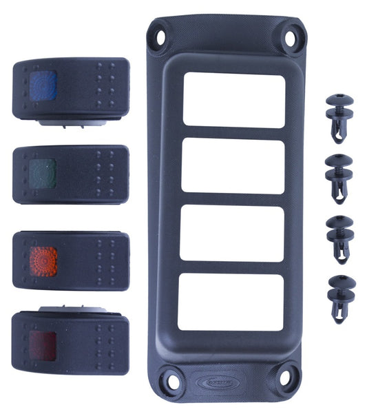 Daystar 2015-2018 Jeep Renegade 2WD/4WD - A-Pillar Rocker Switch Pod (Switches Included)
