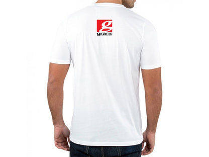 Grams Performance and Design Logo White T-Shirt - XL