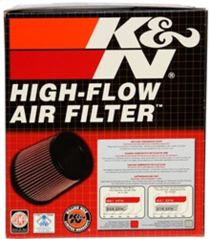 K&N Universal Rubber Filter-Round Tapered 3in Flange ID x 6in Base OD x 6in Top OD x 5in H