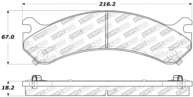 StopTech Performance 99-09 Chevy Silverado/GMC Sierra 3500 Front Brake Pads