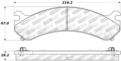 StopTech Performance 99-09 Chevy Silverado/GMC Sierra 3500 Front Brake Pads