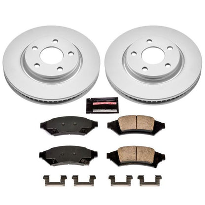 Power Stop 2004 Pontiac Grand Prix Front Z17 Evolution Geomet Coated Brake Kit