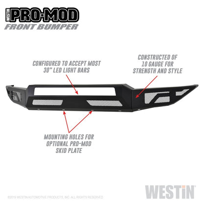 Westin 17-19 Ford F-250/350 Pro-Mod Front Bumper