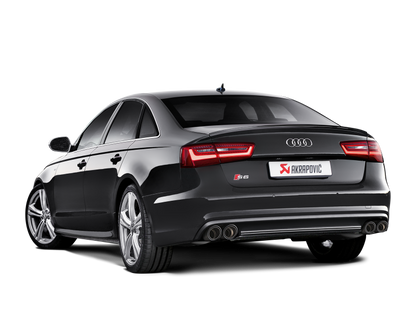 Akrapovic 13-17 Audi S6 Avant/Limousine (C7) Evolution Line Cat Back (Titanium) w/ Carbon Tips