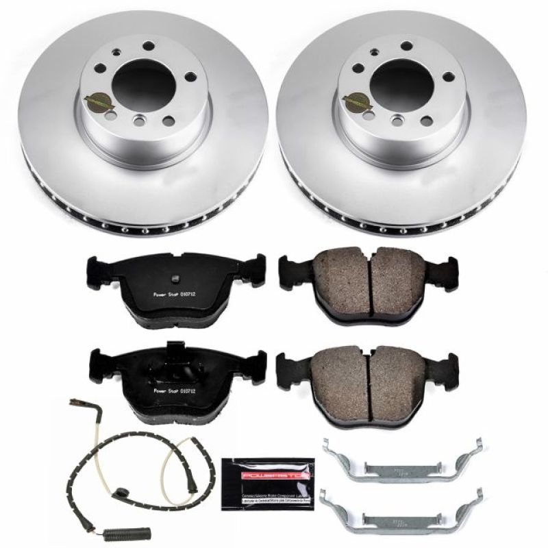 Power Stop 97-00 BMW 540i Front Z23 Evolution Sport Coated Brake Kit