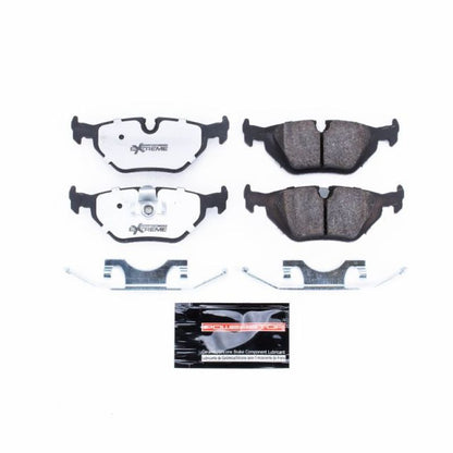 Power Stop 01-02 BMW 525i Rear Z26 Extreme Street Brake Pads w/Hardware