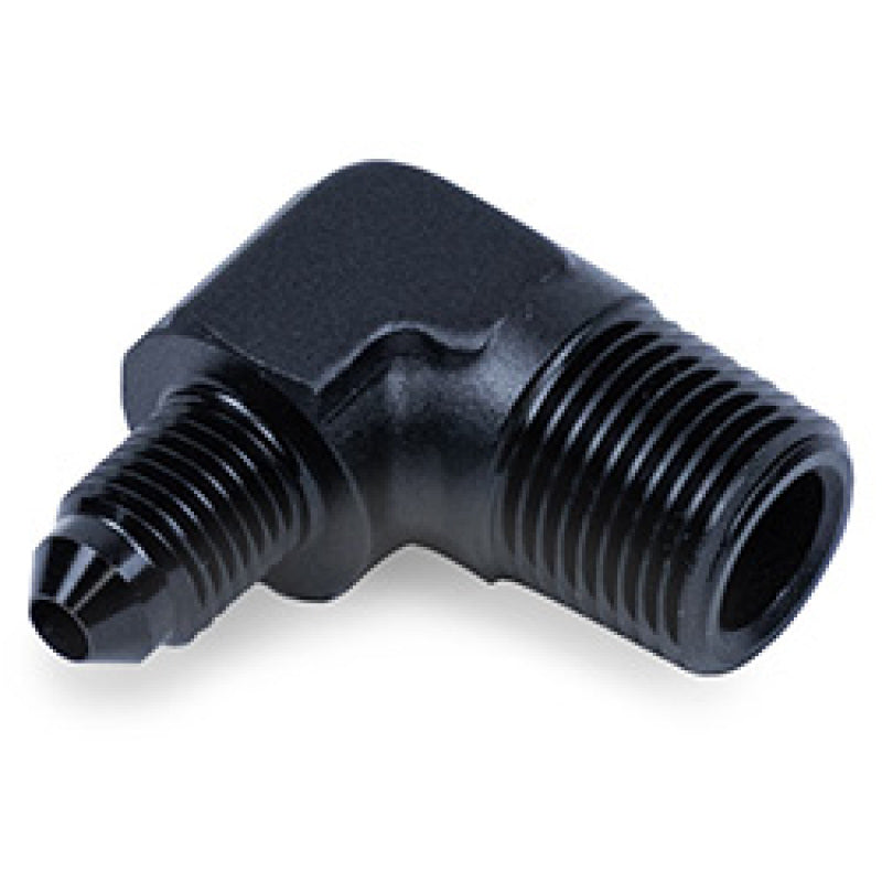 Snow Performance 3/8in NPT to 4AN Elbow Water Fitting (Black)