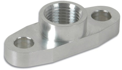 Vibrant - Billet Aluminum Oil Drain Flange (T3 T3/T4 and T04) - tapped 1/2in NPT