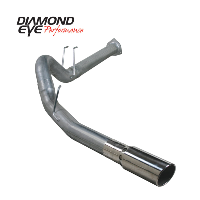 Diamond Eye KIT 4in DPF BACK SGL SS: 2011 FORD 6.7L PWRSTROKE F250/F350