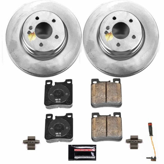 Power Stop 01-04 Mercedes-Benz CLK55 AMG Rear Z23 Evolution Sport Coated Brake Kit