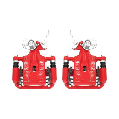 Power Stop 06-12 Ford Fusion Rear Red Calipers w/Brackets - Pair