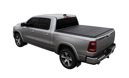 Access LOMAX Tri-Fold Cover Black Urethane 19+ Dodge Ram - 5ft 7in Bed (Except Classic - w/ RamBox)