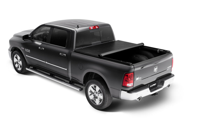 Lund 02-17 Dodge Ram 1500 (5.5ft. Bed) Genesis Roll Up Tonneau Cover - Black