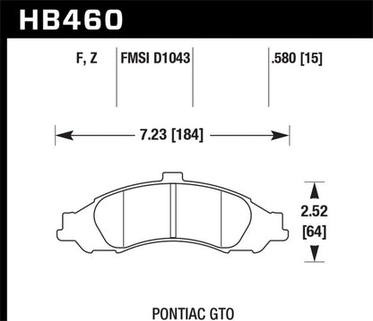 Hawk Performance Ceramic Street Brake Pads