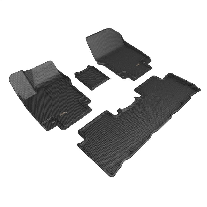 3D Maxpider 22-23 Hyundai Ioniq 5 Kagu Floor Mat- Black R1 R2
