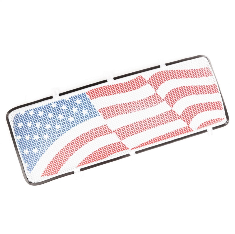 Rugged Ridge Grille Insert American Flag 07-18 Jeep Wrangler