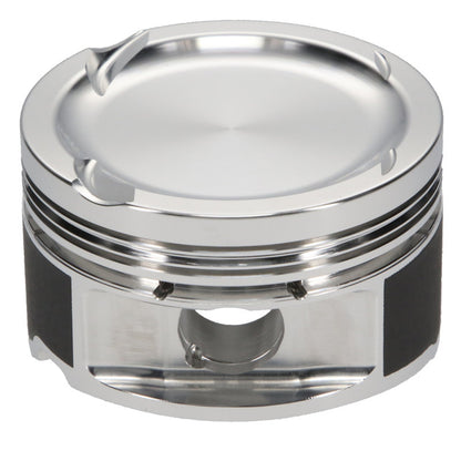 JE Pistons VW 2.0T TSI (22mm Pin) 82.5mm Bore 9.6:1 CR -7.8cc Dish Asymmetric FSR Piston (Set of 4)