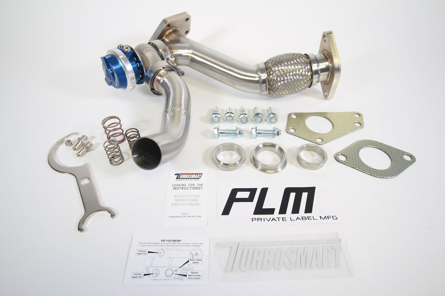 PLM - Power Driven Subaru EWG Up Pipe with Turbosmart WG40 Gen V Wastegate