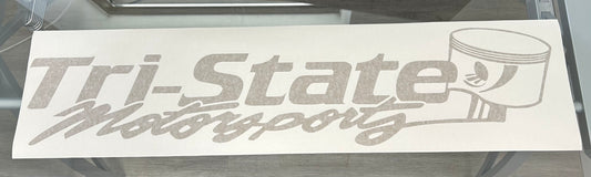 Tri-State-Motorsports - 36" Windshield Decal in White