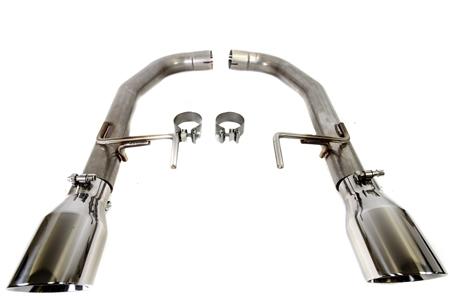 PLM - 2.5" Dual Axle Back Exhaust Pipe Kit Mustang 2015 - 2017  V8 GT
