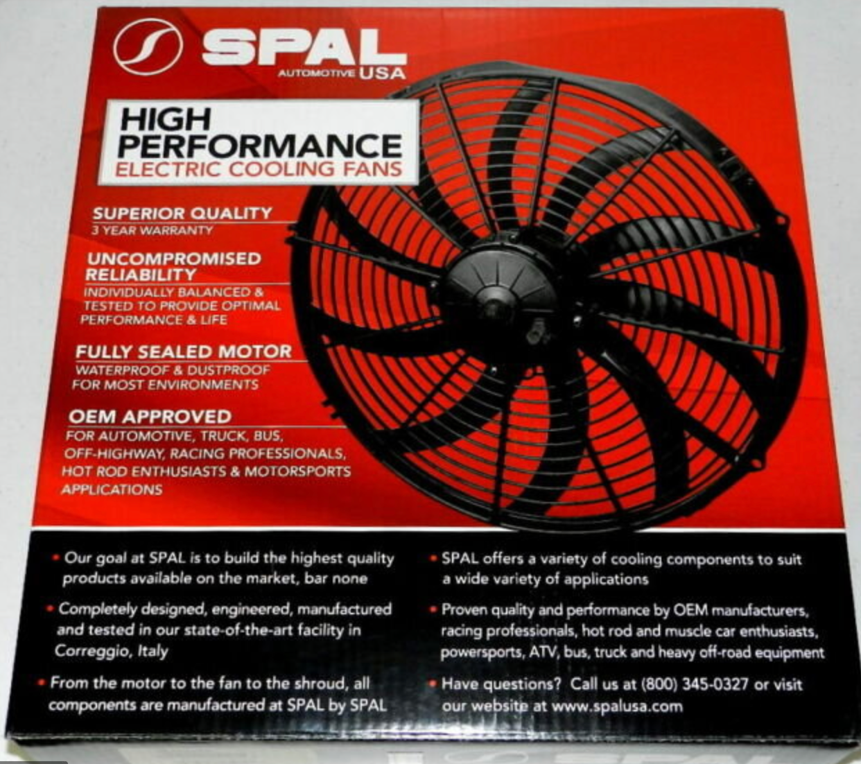 Spal - 12" High Performance Pull Fan (Paddle)
