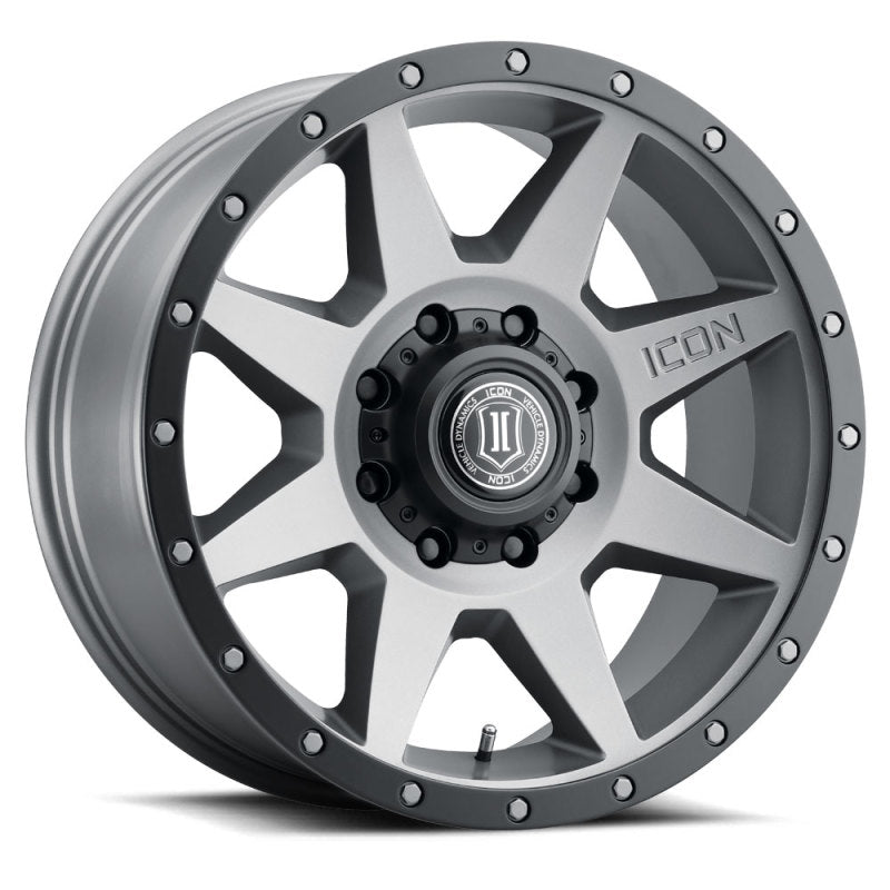 ICON Rebound 20x9 8x6.5in 12mm Offset 5.5in BS Titanium Wheel