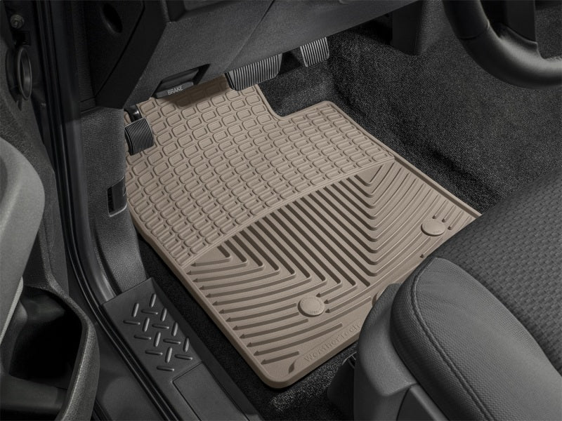 WeatherTech 06-11 Honda Civic Coupe / Si Coupe Front Rubber Mats - Tan