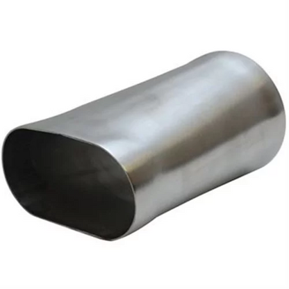 Granatelli 3.0in Round to 3.0in Oval Weld In Exhaust Adapter