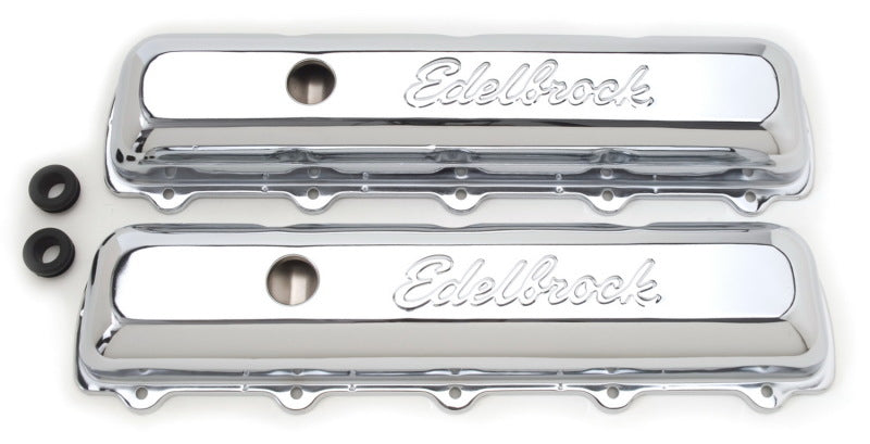 Edelbrock Valve Cover Signature Series Oldsmobile 350-455 CI V8 Chrome