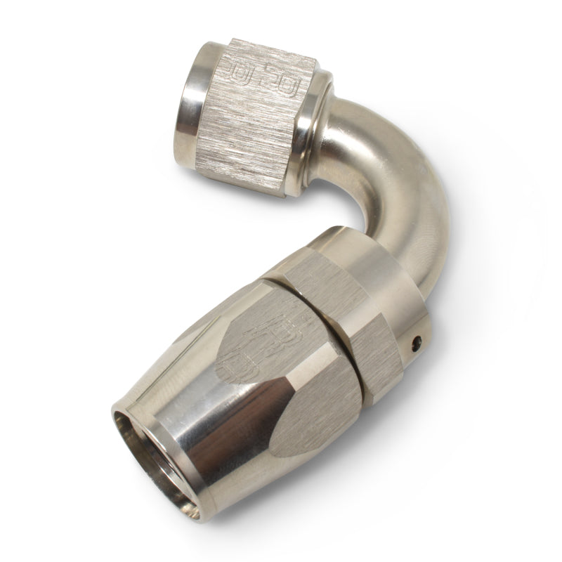 Russell Performance -8 AN Endura 120 Degree Full Flow Swivel Hose End (With 3/4in Radius)